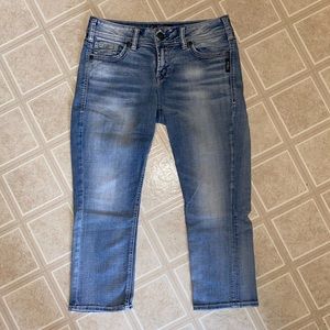 Silver Suki Mid Capri